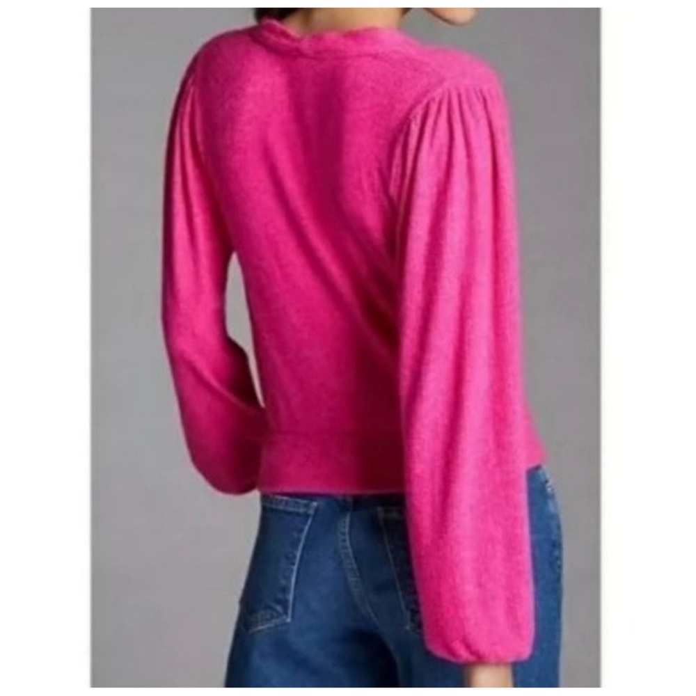 Anthropologie Amadi Rocio Surplice Wrap Top NWT SZ XL - Picture 3 of 14